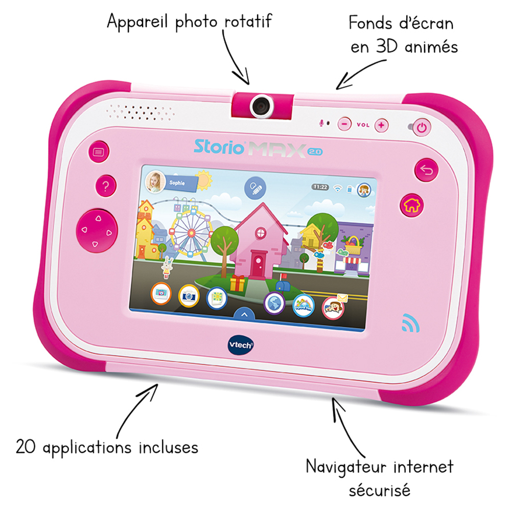Tablette Enfant Storio Max 2 0 5 Rose Vtech Tablette Enfant Storio Max 2 0 5 Rose Vtech