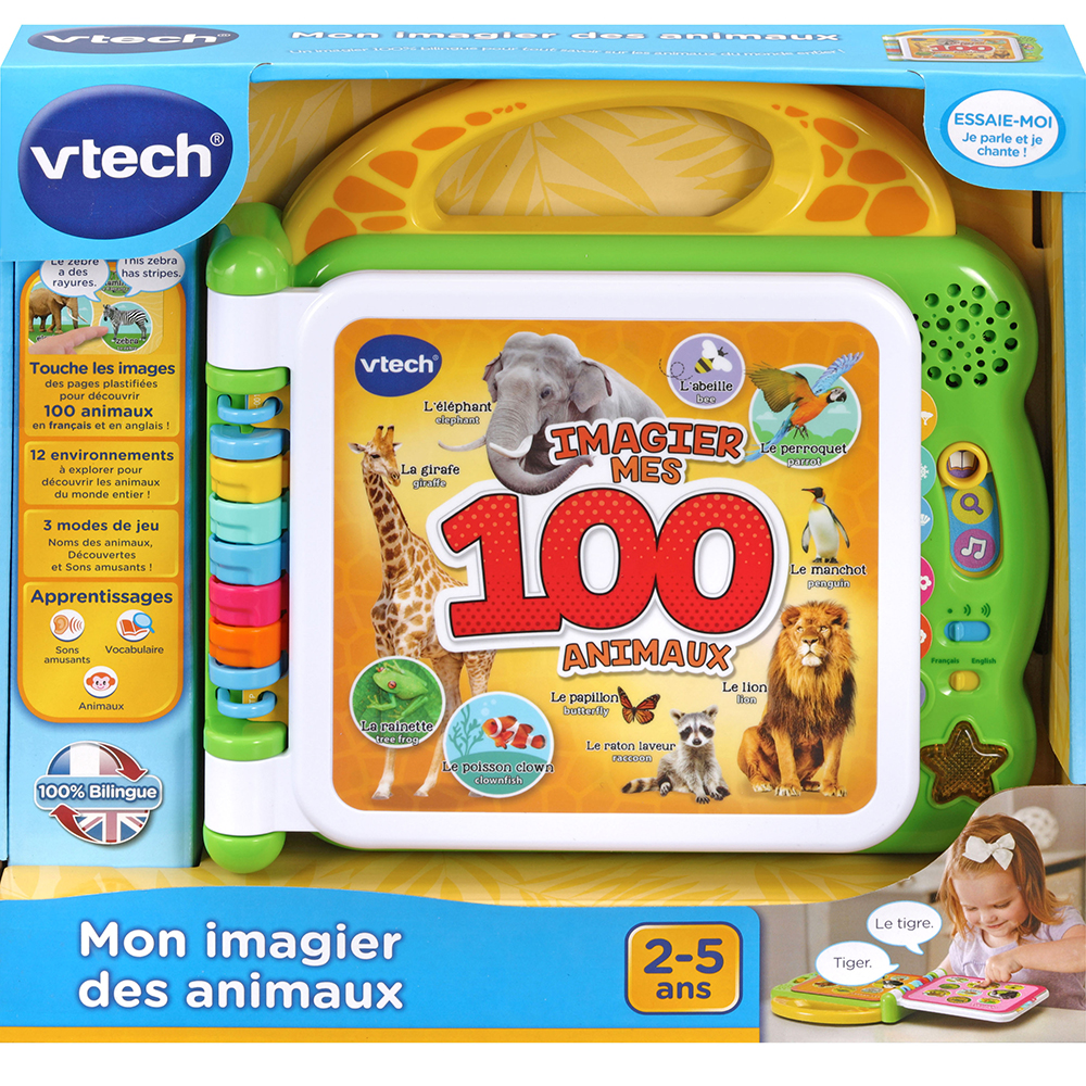 Autres jeux d'éveil Vtech Baby Livre intéractif Mon imagier des animaux  bilingue