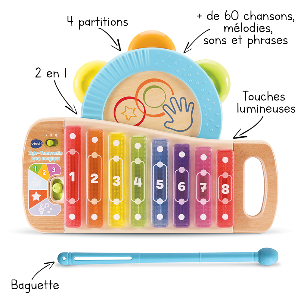 Baguette magique musicale pour enfants 