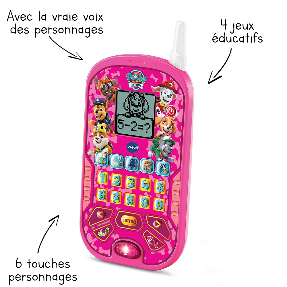 VTech Téléphone pour enfant interactif Pat