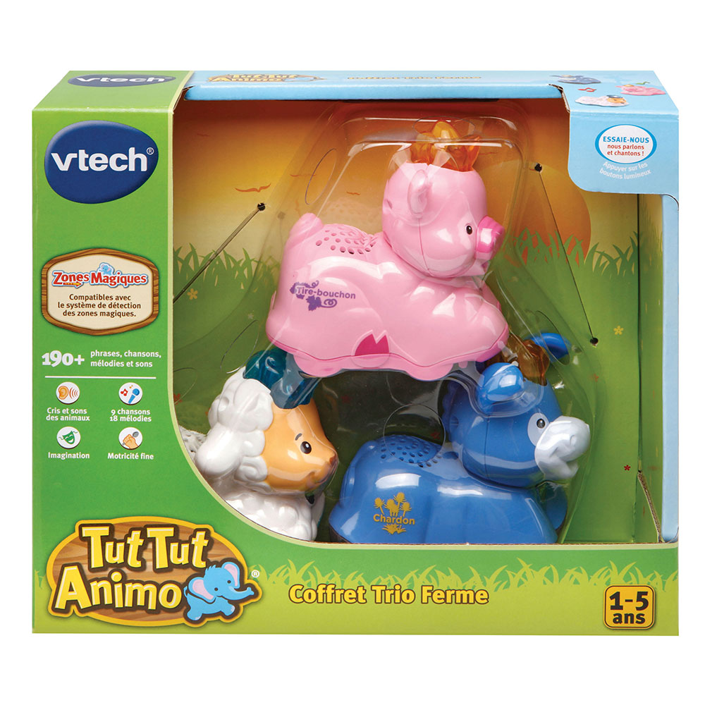 sons et phrases-Neuf 25 Vtech-Toot-Toot Animaux Pet Salon chansons 