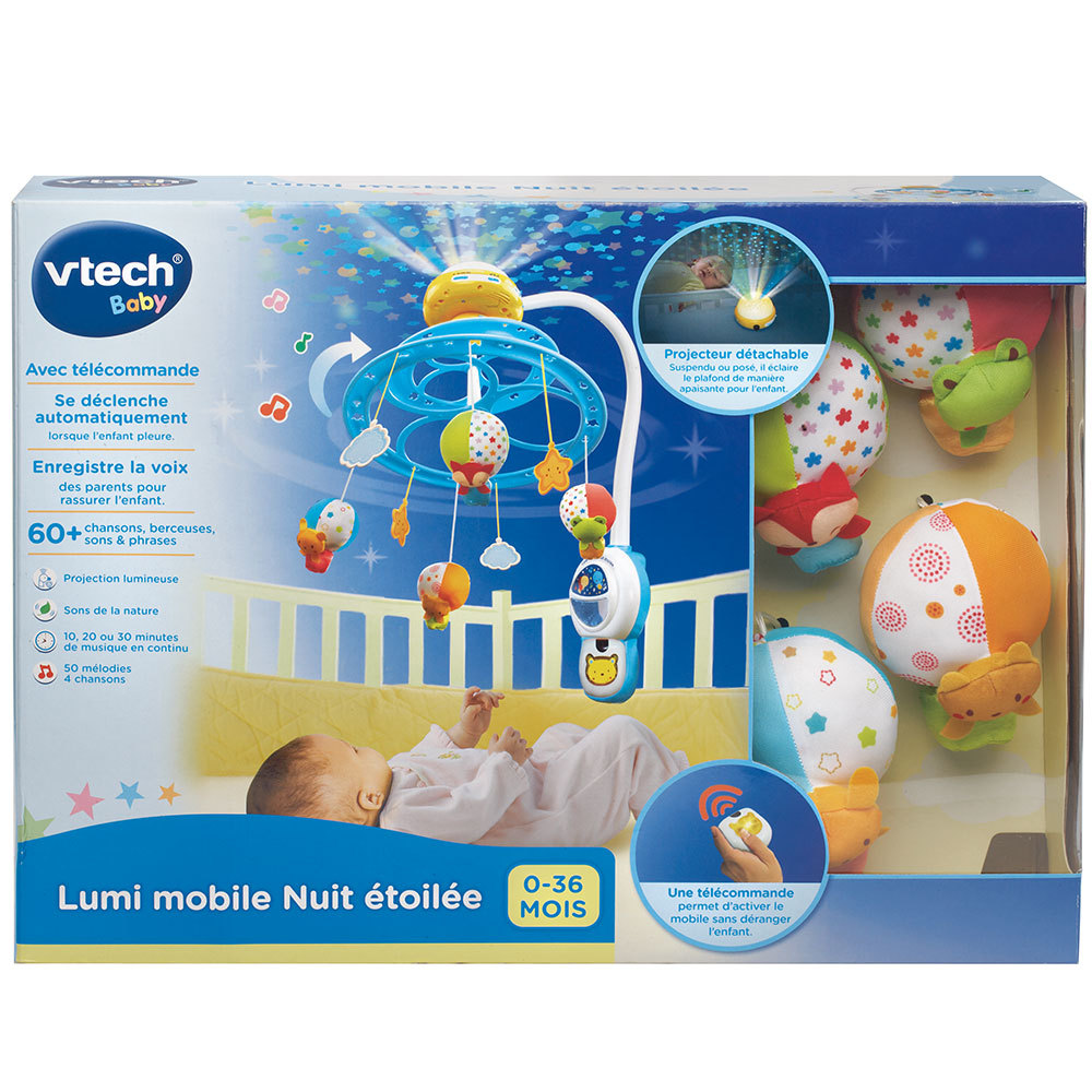 Lumi Mobile Nuit Etoilée - Veilleuse avec projection - VTech Baby