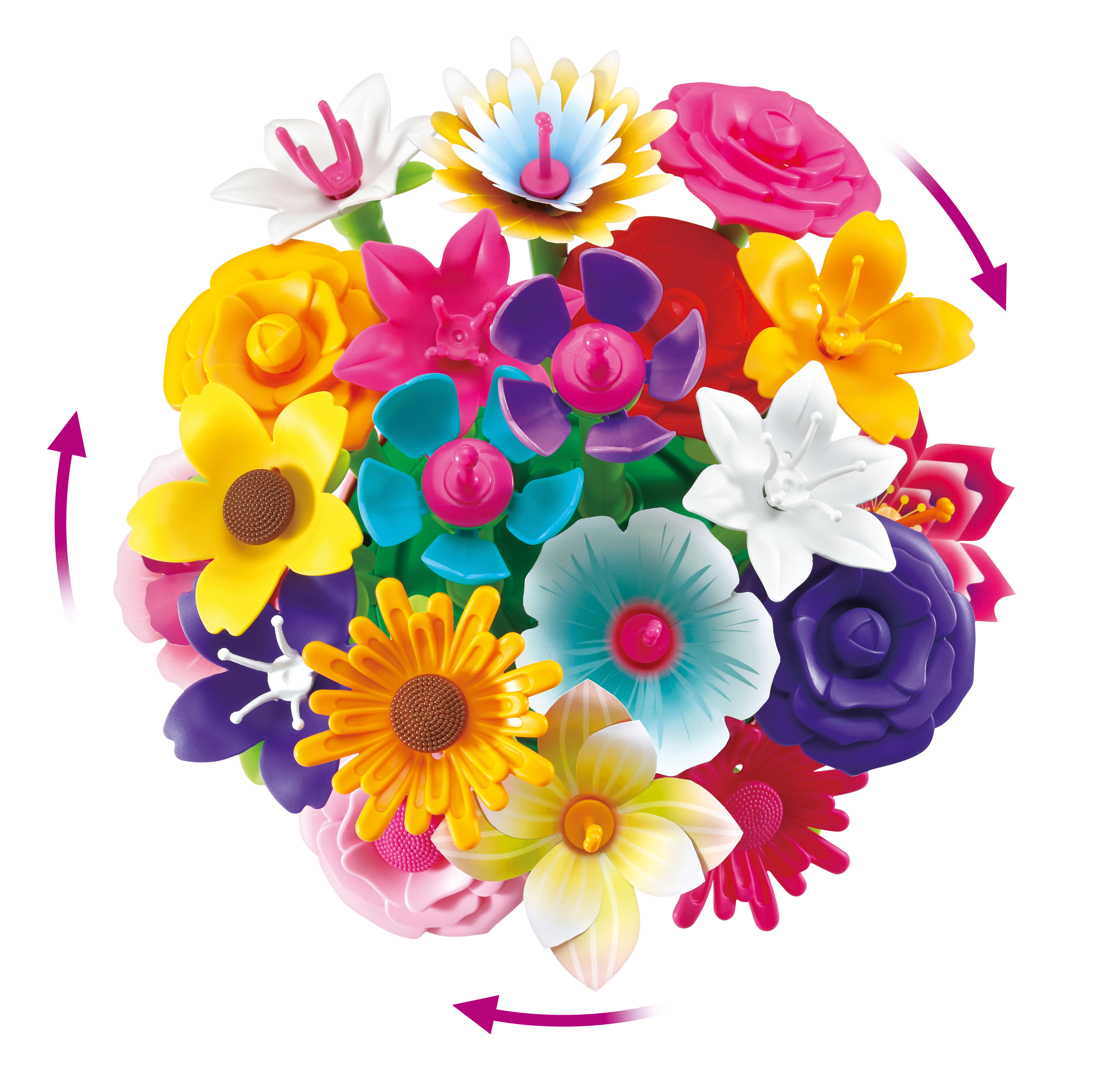 VTech - Bouquet de fleurs à construire - Créa-fleurs magiques