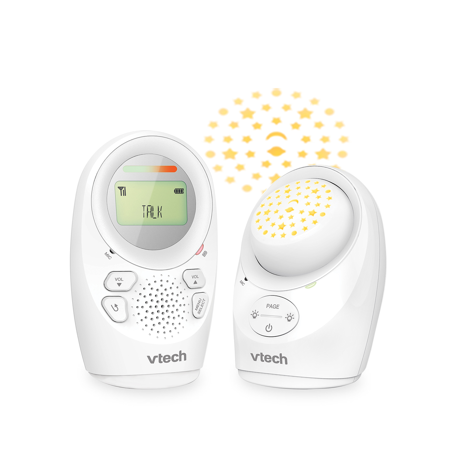 VTech digital audio monitor para bebés Safe & Sound bm2300 gris nuevo * 636 