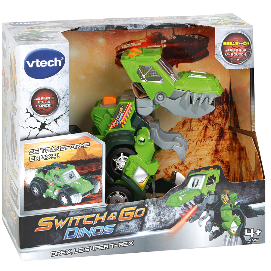 VTech Switch & Go Dinos Thrash the T-Rex, Jouet …