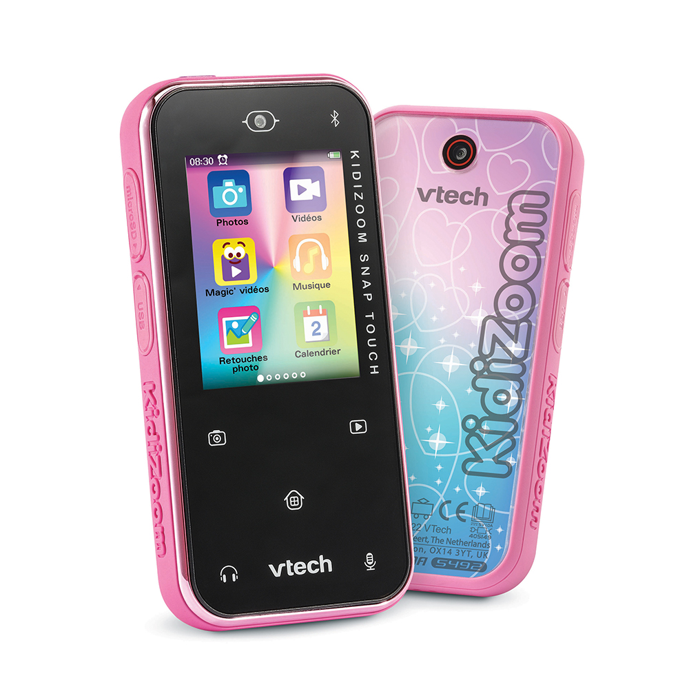 Vtech - kidizoom snap touch rose - appareil photo enfant VT3417765492556 -  Conforama