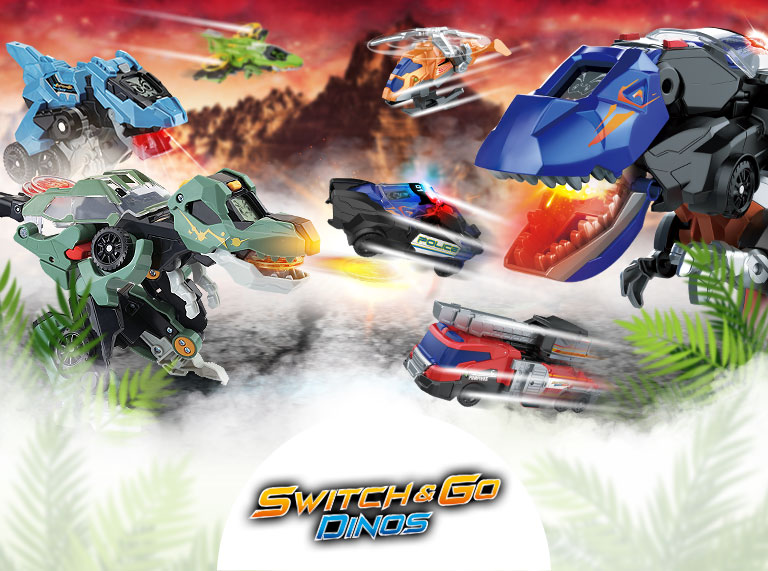 VTech - Switch & Go Dinos : voitures et dinosaures