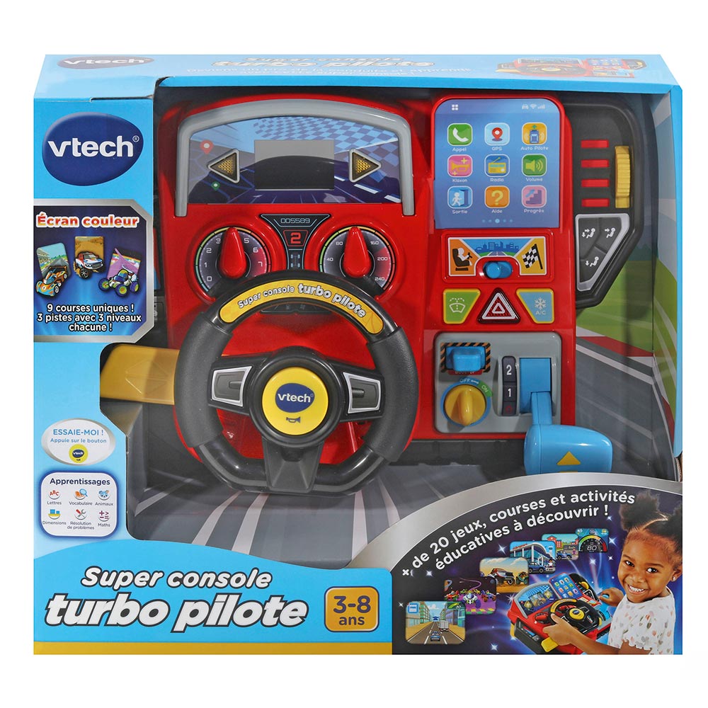 VTech - Console voiture - Super console turbo pilote