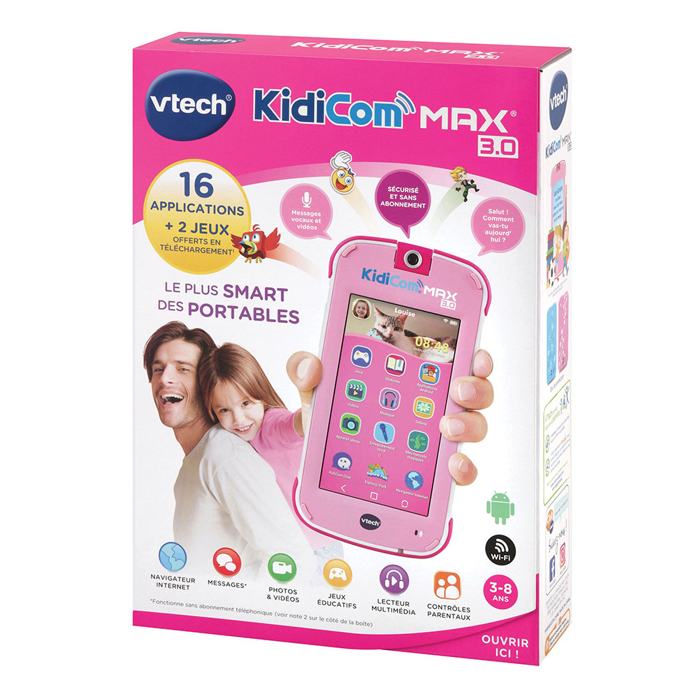 VTech KidiCom Advance 3.0 Rose - MesCadeaux