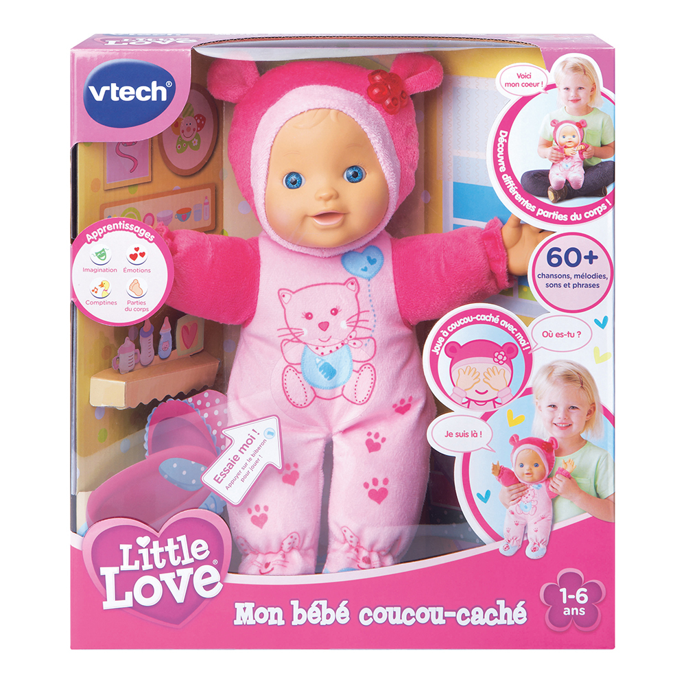 Mon Bebe Coucou Cache Poupee Interactive Little Love Vtech Mon Bebe Coucou Cache Poupee Interactive Little Love Vtech