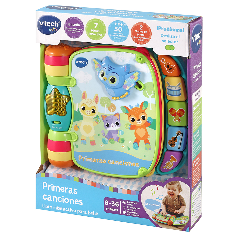 VTech Libro Interactivo 'Osito Bebé: Qué Me Pongo' Juguete Educativo Para  Niños +12 Meses Español