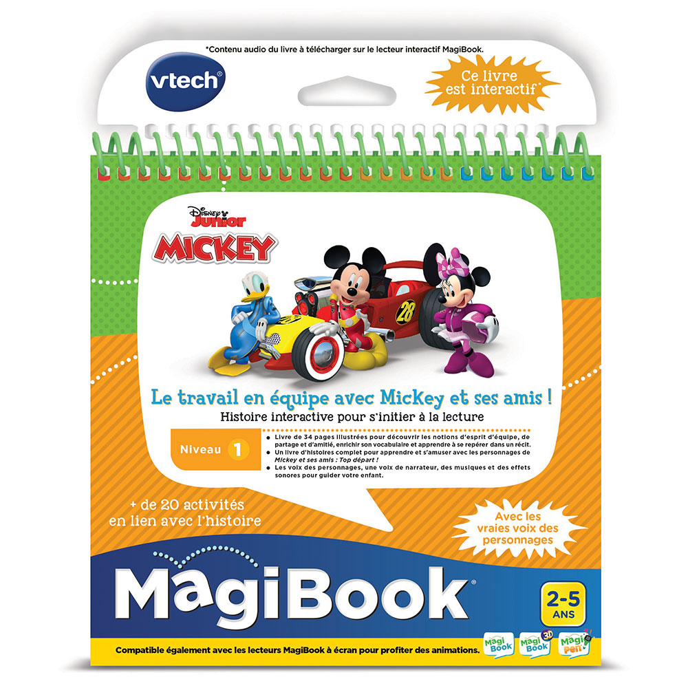Mickey et ses amis - Livre Magibook - VTech