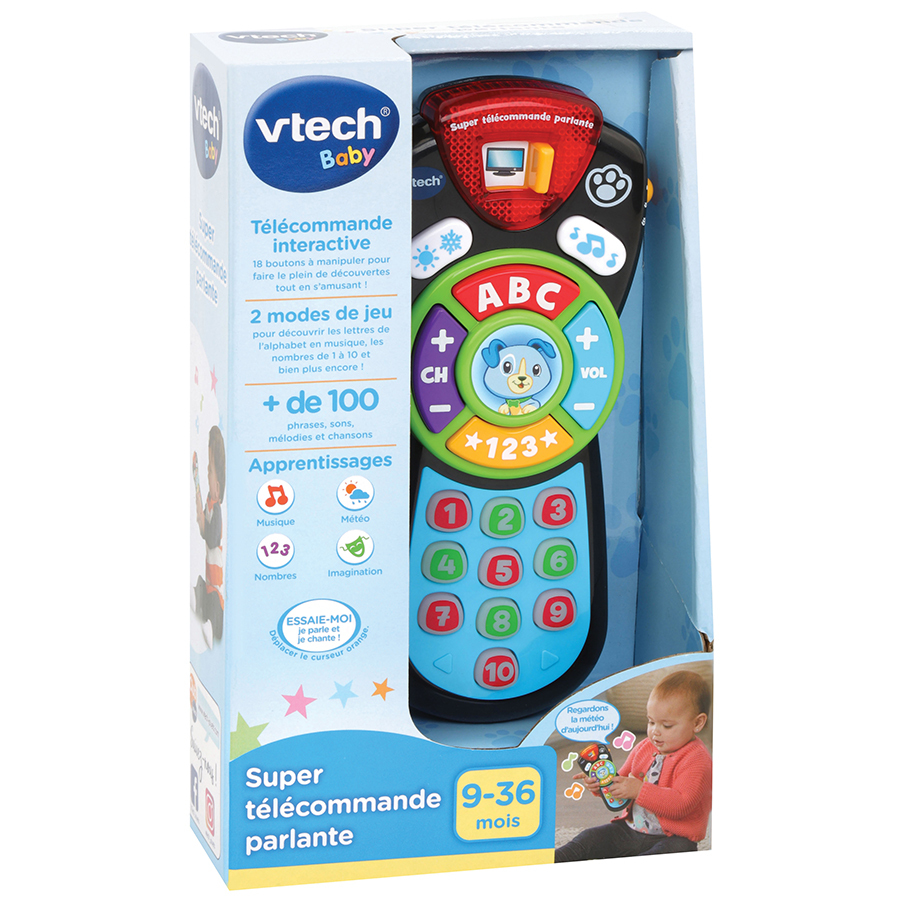 Super Telecommande Parlante Telecommande Bebe Vtech Super Telecommande Parlante Telecommande Bebe Vtech