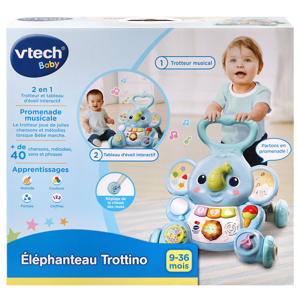 King Jouet Super Trotteur Parlant Vtech En Super Trotteur Parlant