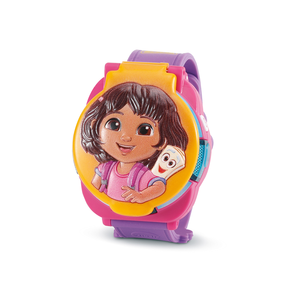 VTech Orologio Giocattolo Educativo Dora – Versione Francese – Gioco Interattivo Per Bambini +3 Anni