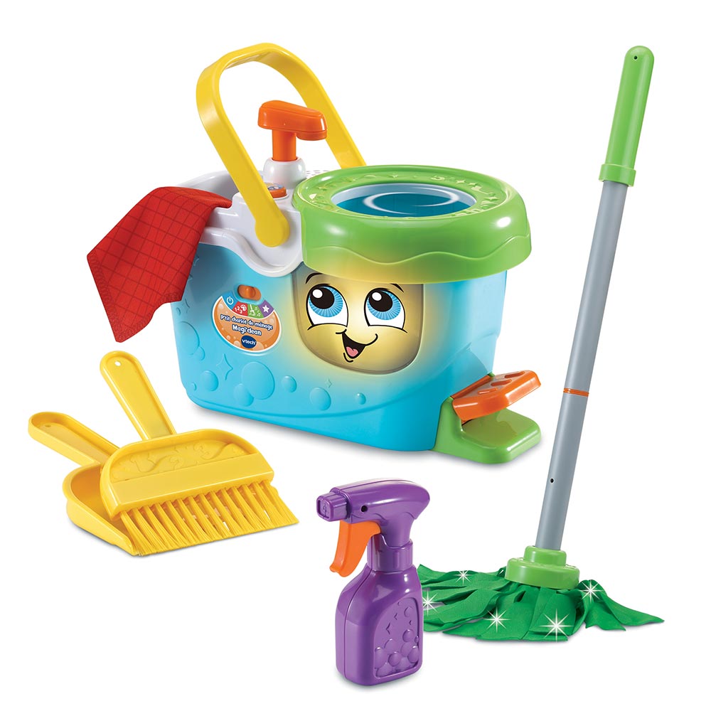 Jouets de ménage Jouets - Kit de nettoyage Enfants - Chariot de