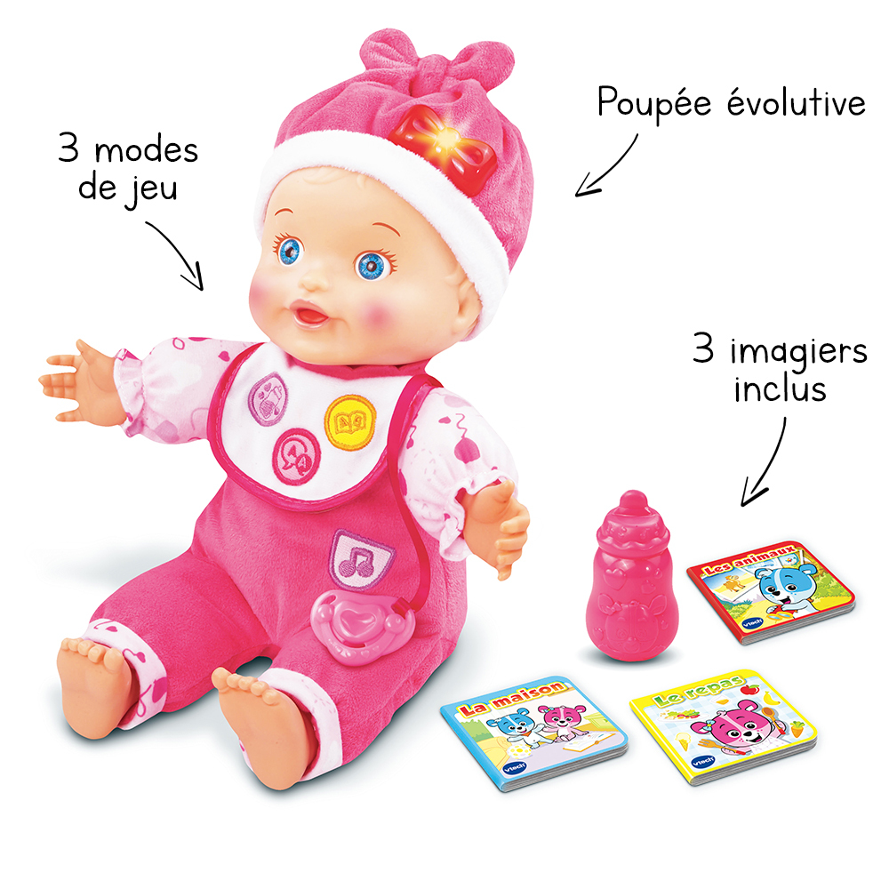 Mon Bebe Apprend A Parler Poupee Interactive Little Love Vtech Jouets Mon Bebe Apprend A Parler Poupee Interactive Little Love Vtech Jouets
