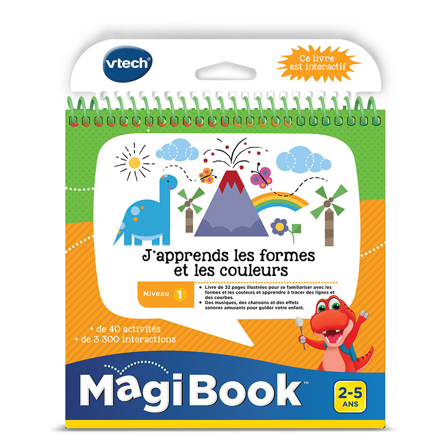 Vtech - livre MagiBook J apprends les formes et les couleurs - VTech