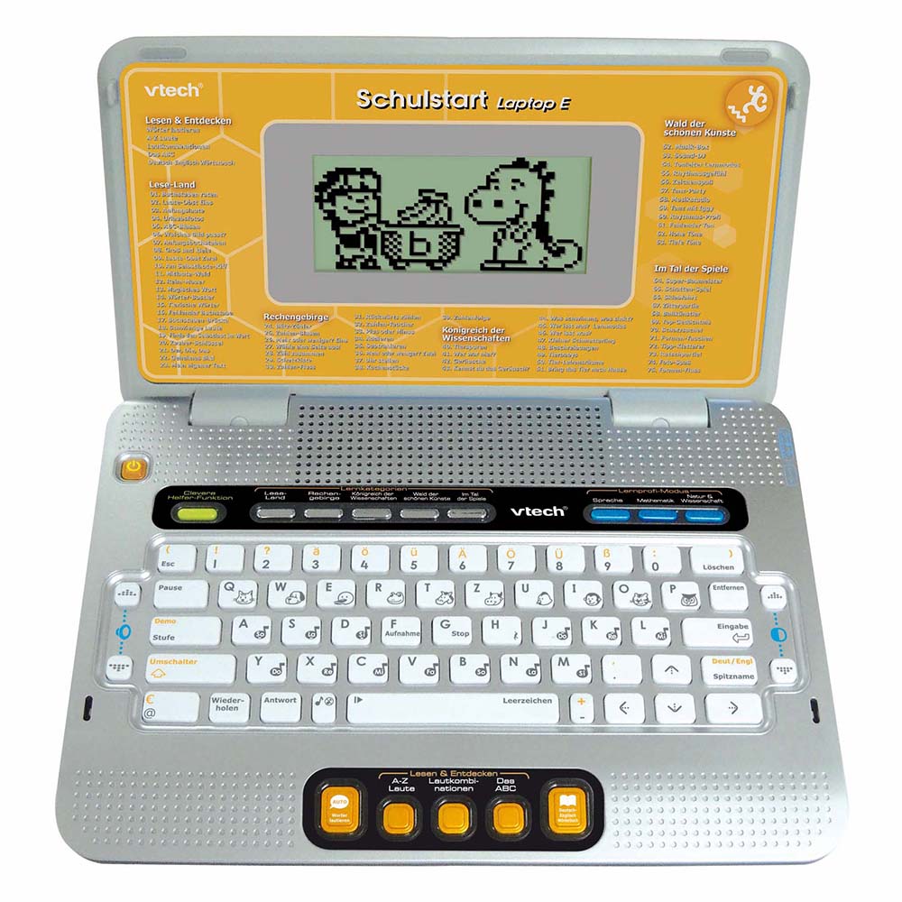 VTech Schulstart Laptop E Lerncomputer Lernspielzeug Kindercomputer 6-8 Jahre 