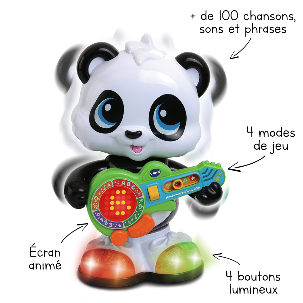 jouet panda interactif