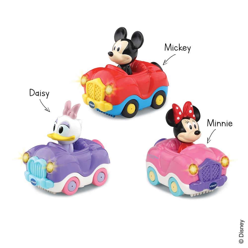 Tut Tut Bolides Coffret Trio Disney Minnie Daisy Mickey Petites Voitures Vtech