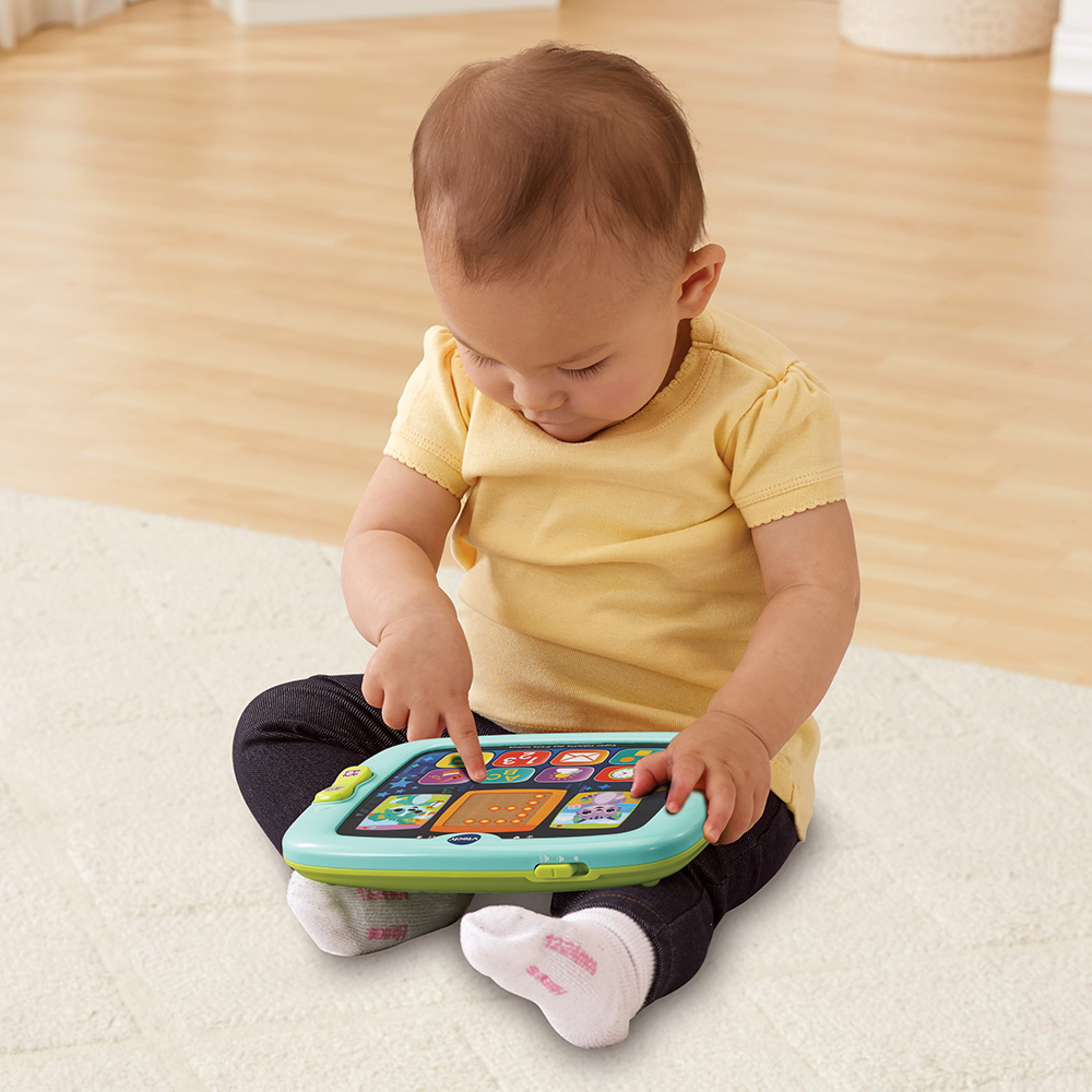 VTech - Super Tablette Des P'tits Loulous, première Tablette Enfant, jouet  bébé - 1/3 ans - Version FR