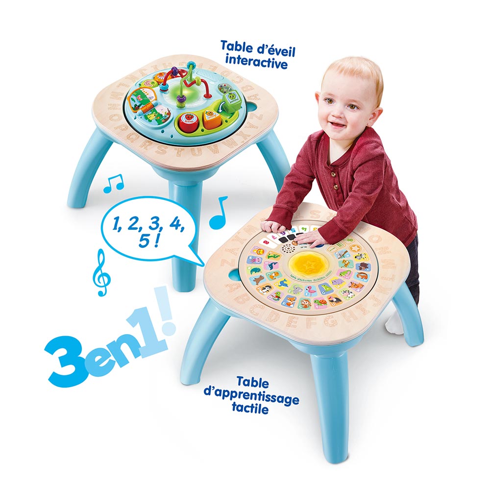 Table Activité Bébé 6 en 1- Jouet Bebe 1 an Jouets Enfant 1 an