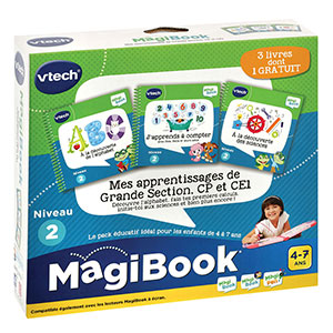 VTech - MagiBook v2 Starter Pack Rose, Plateforme de Lecture