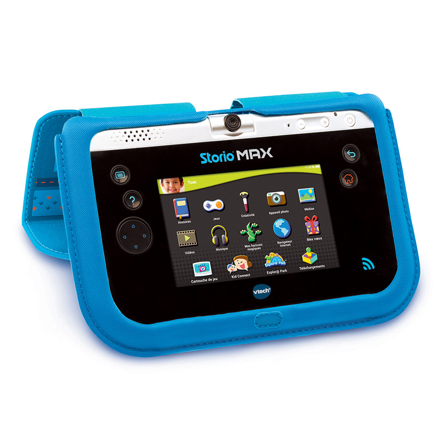 Etui Support bleu pour tablette Storio MAX 5'' et 2.0 5'' - VTech