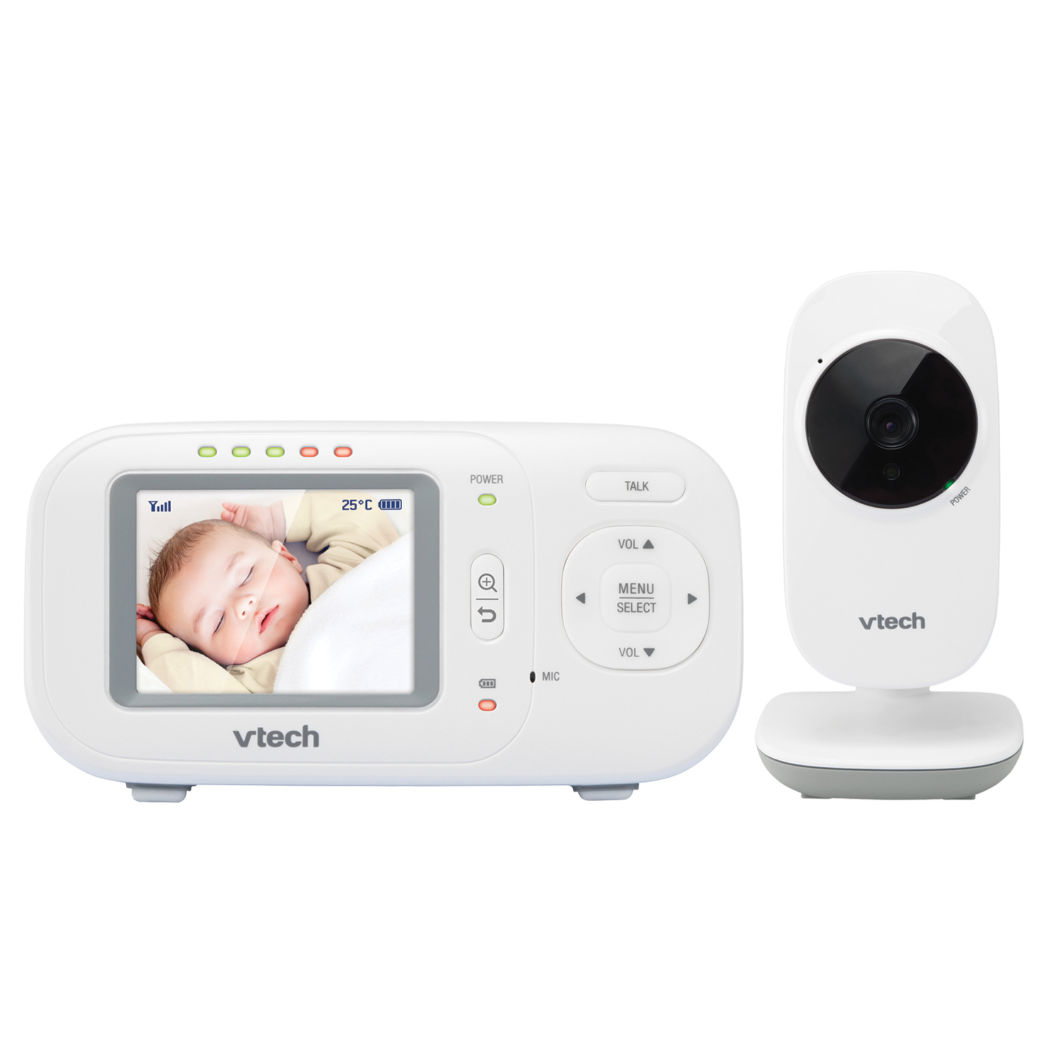 vtech bm3300 full colour video & audio baby monitor