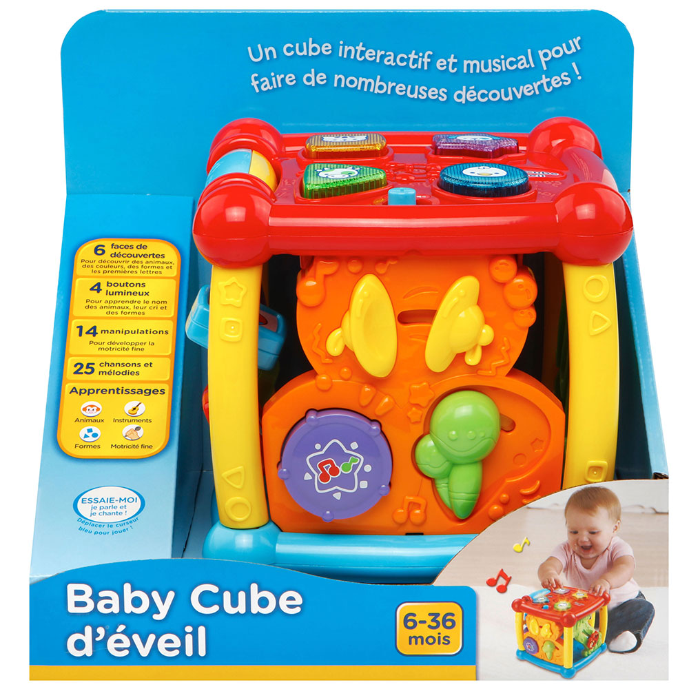 Baby Cube D Eveil Jeu D Apprentissage Bebe Vtech