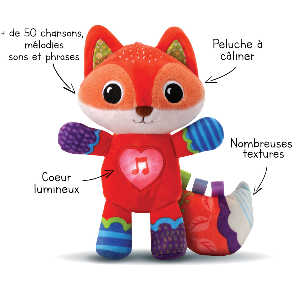 Malo Mon Renardeau Dodo Peluche Bebe Vtech Malo Mon Renardeau Dodo Peluche Bebe Vtech