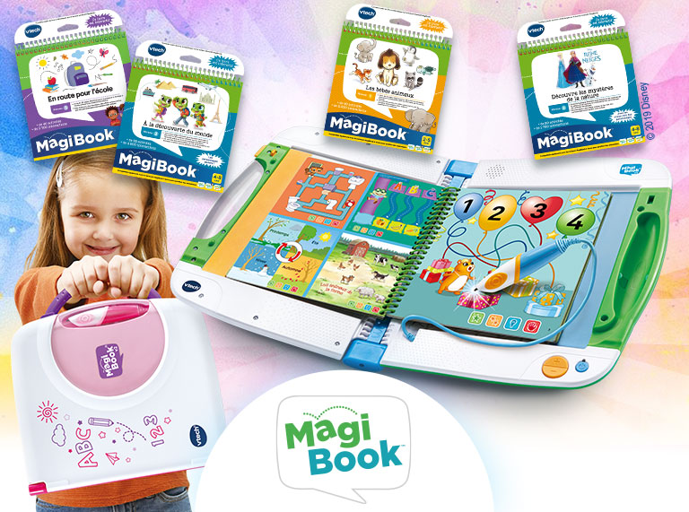 Livre MagiBook - Niveau maternelle - Pack de 2 livres éducatifs