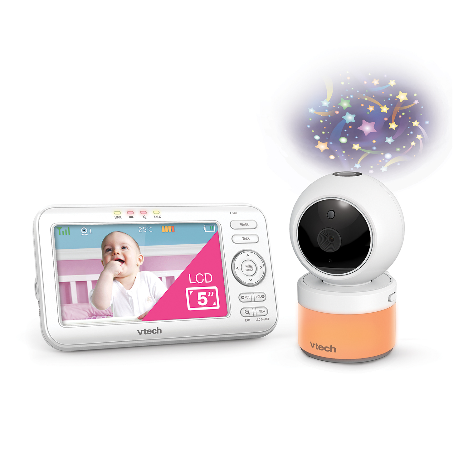 5 Digital Video Baby Monitor With Pan Tilt Camera