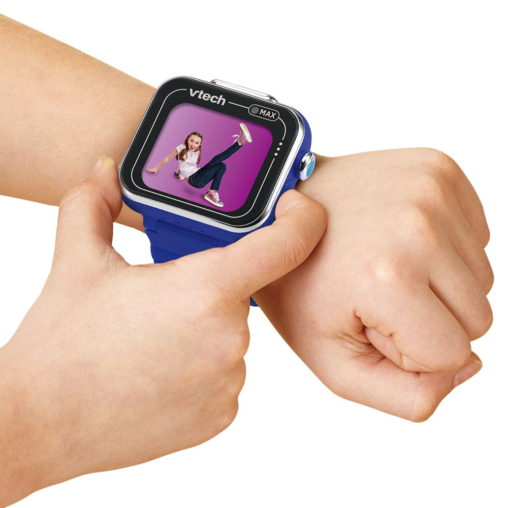 VTech - Montre digitale enfant - Kidizoom Smartwatch MAX bleue