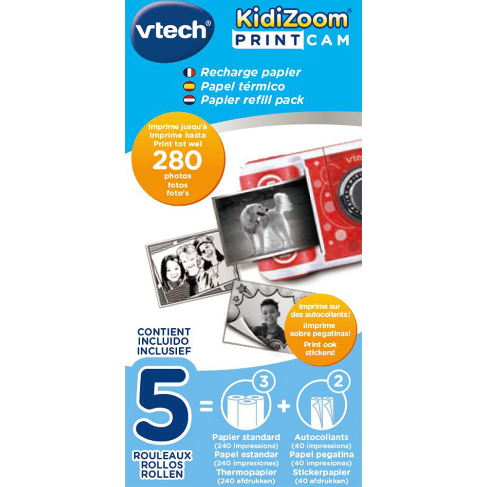 VTech - Recharge papier photos pour le Kidizoom Print Cam