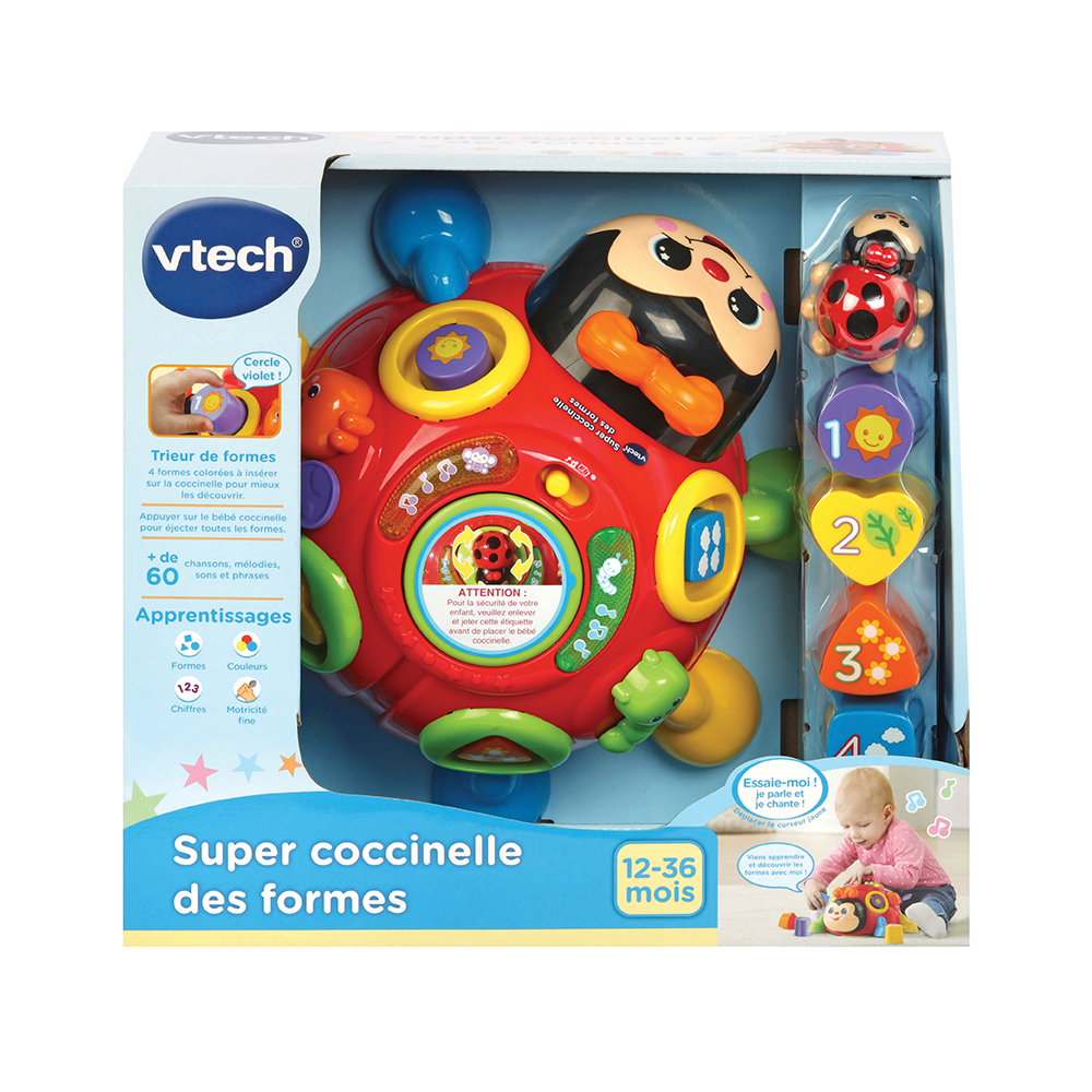 Super Coccinelle Des Formes Jouet Avec Formes A Encastrer Vtech Super Coccinelle Des Formes Jouet Avec Formes A Encastrer Vtech