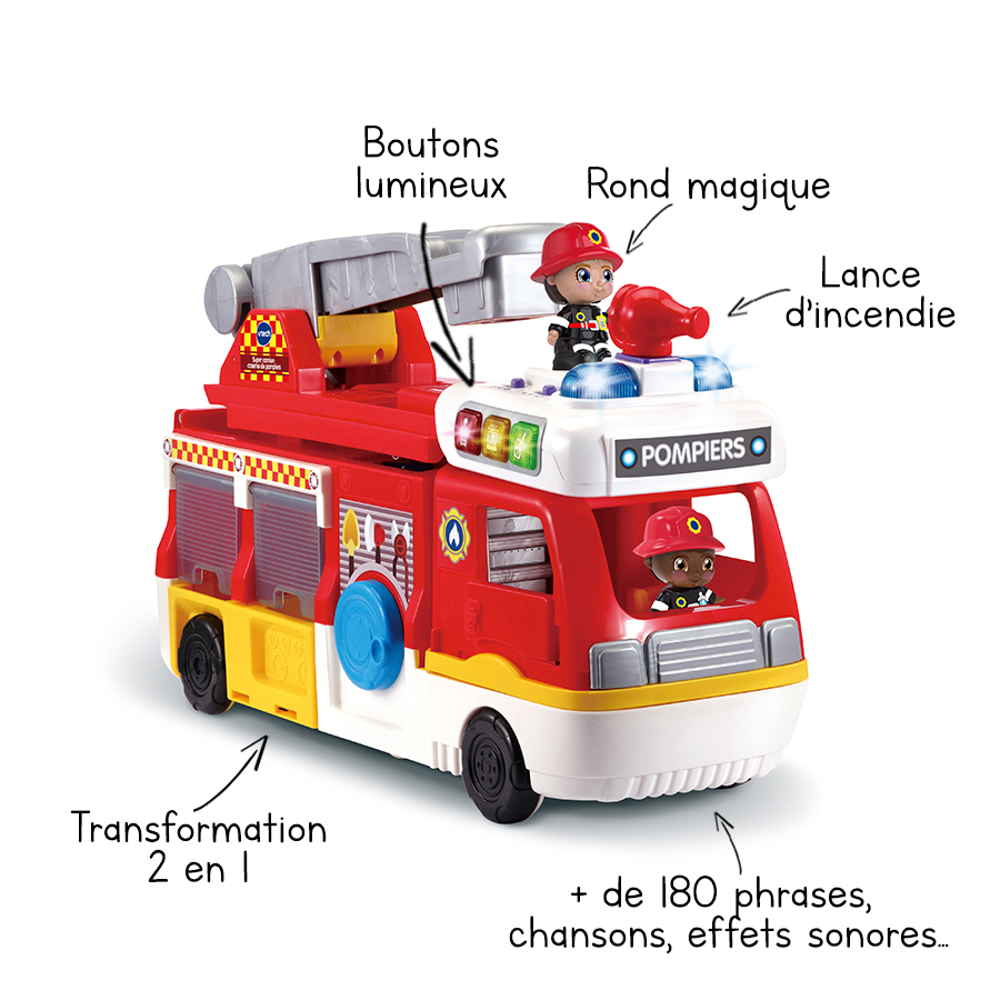 Camion de pompier on sale jouet 2 ans