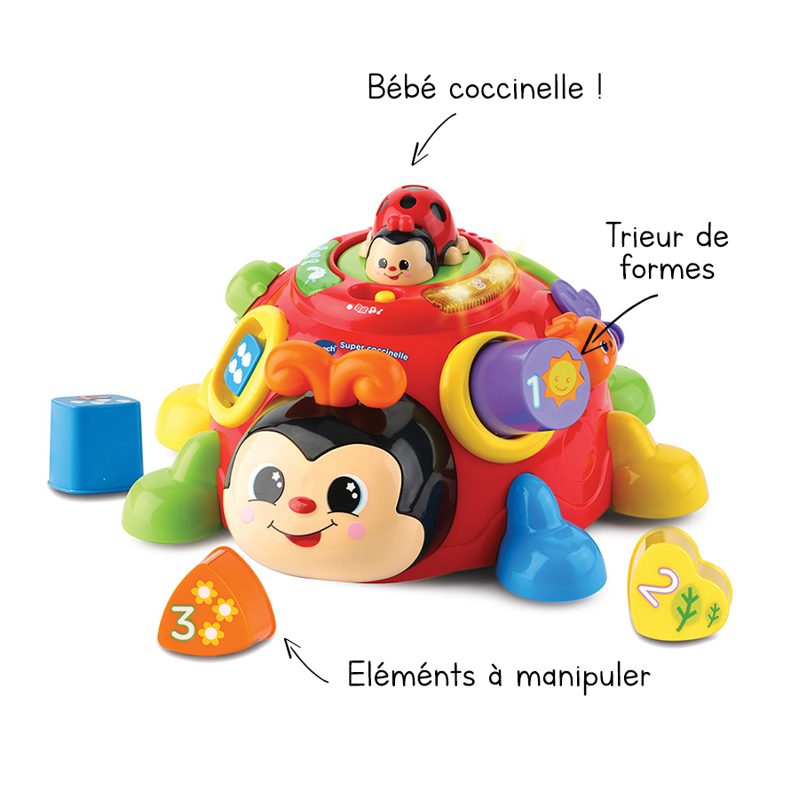 Super Coccinelle Des Formes Jouet Avec Formes A Encastrer Vtech Super Coccinelle Des Formes Jouet Avec Formes A Encastrer Vtech