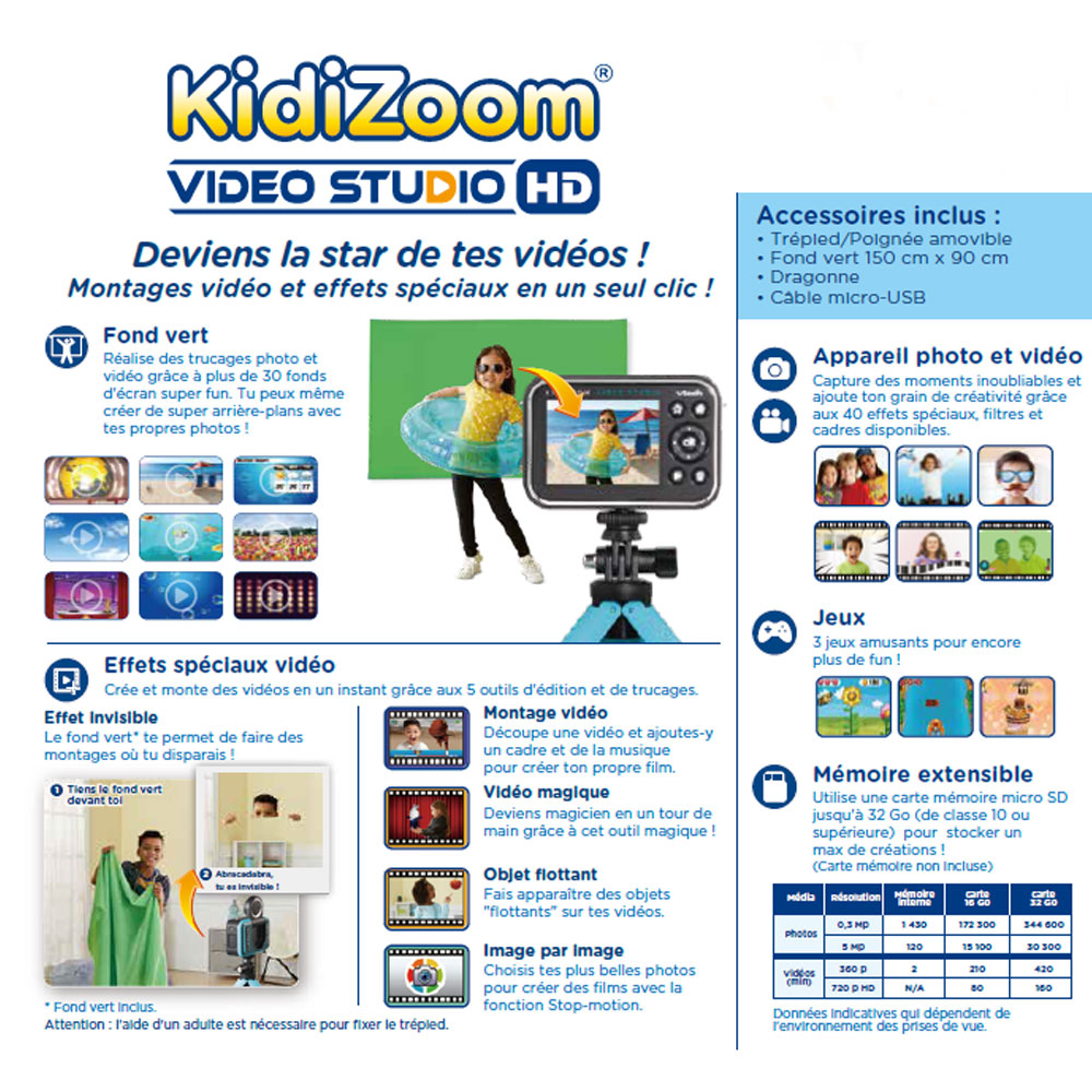 Mode d'emploi Vtech Kidizoom Duo (Français - 34 des pages)