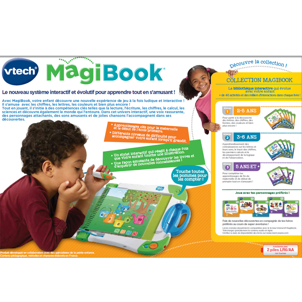  VTech MagiBook Starter Pack 602155 Pink : Toys & Games