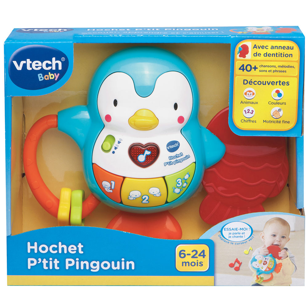 VTech – Hochet Piou-Piou Eveil Des Sens, Hochet …