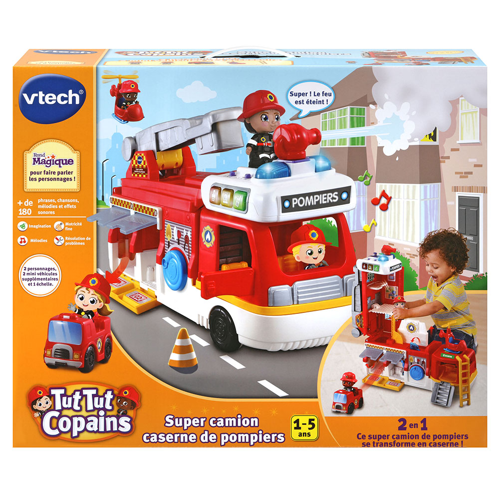 VTech Super camion caserne de pompiers - Version française 