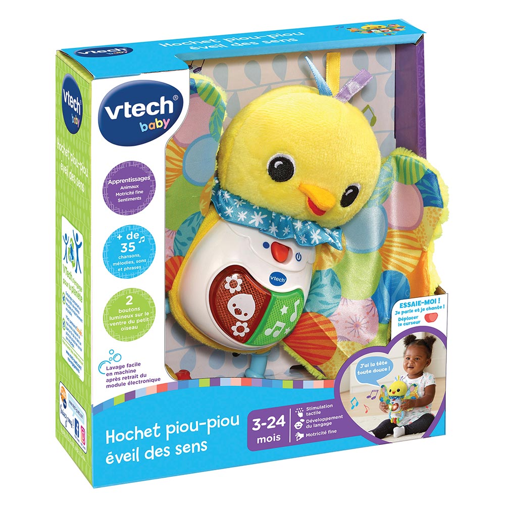 Vtech - VTech Baby - Cube interactif éveil sensoriel 1-2-3