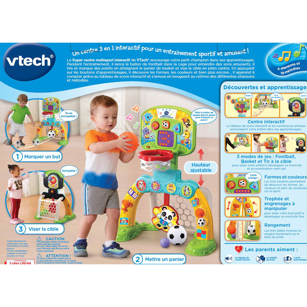 Vtech Jouet Interactif Super Centre Multisport Vtech Jouet Interactif Super Centre Multisport
