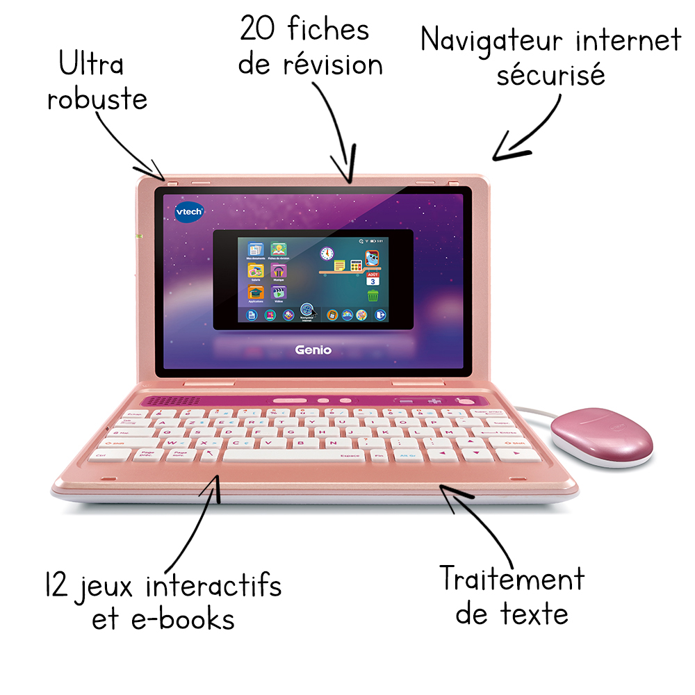 Ordinateur portable Vtech Ordi-Tablet Genius XL Jouet interactif