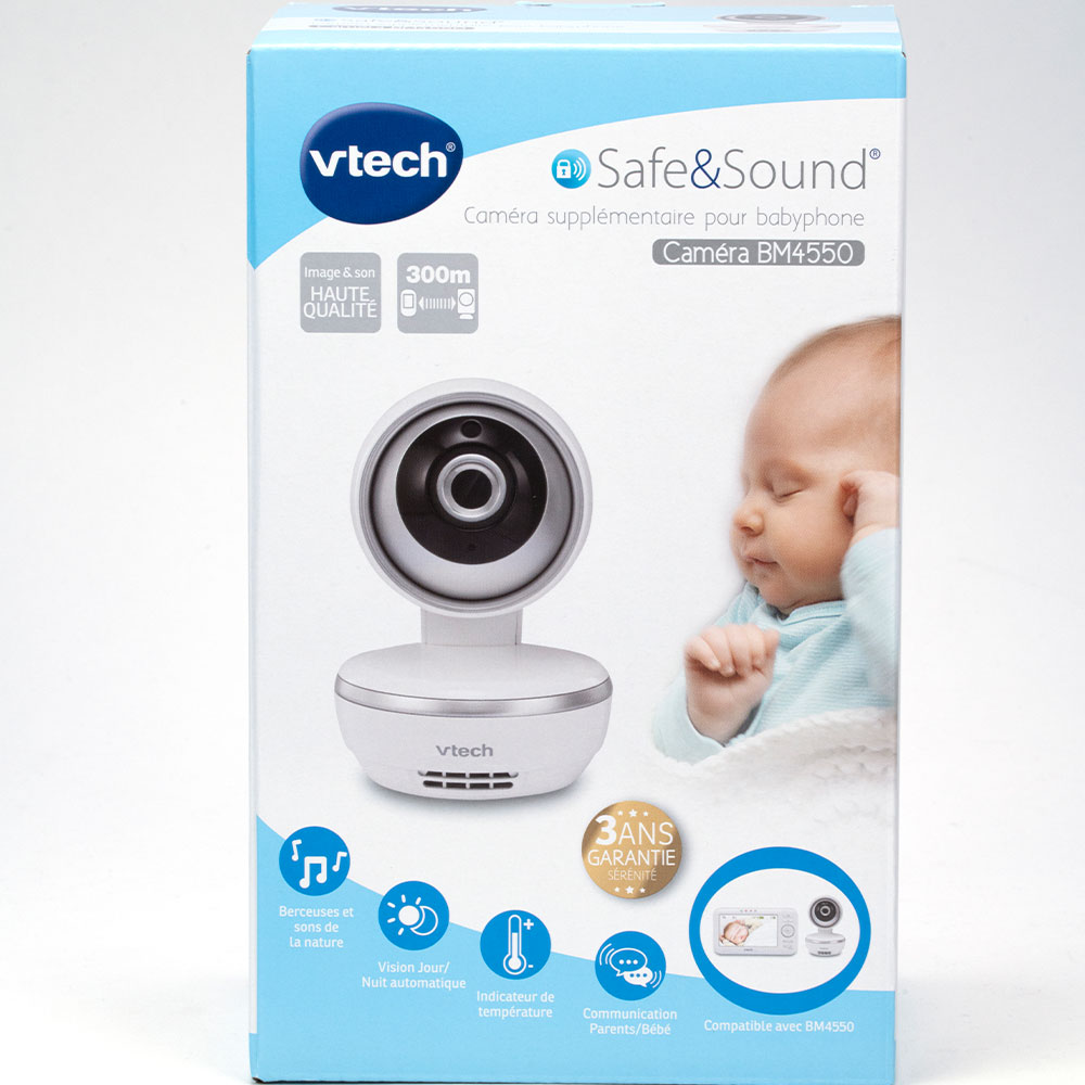 Babyphone victure bm45 caméra moniteur bébé 4.3 lcd, vidéo bébé surveillance,  batterie - Sécurité bébé - Achat moins cher
