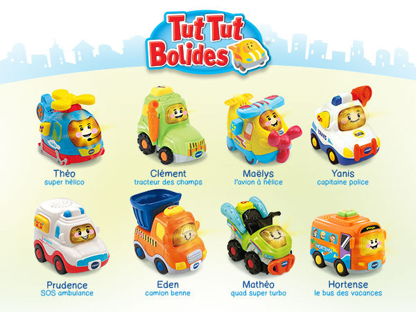 VTech - Tut TuT Bolides - Petites voitures parlantes