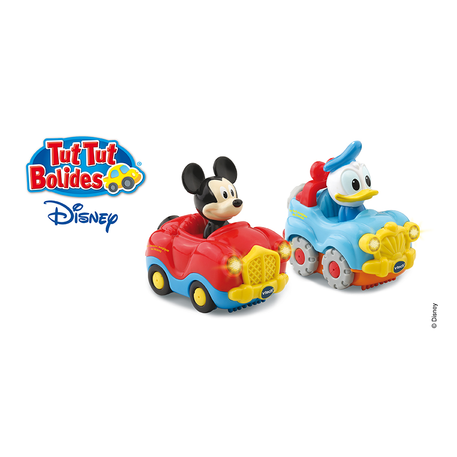 Coffret duo voitures Mickey et Donald Tut Tut Bolides - Disney