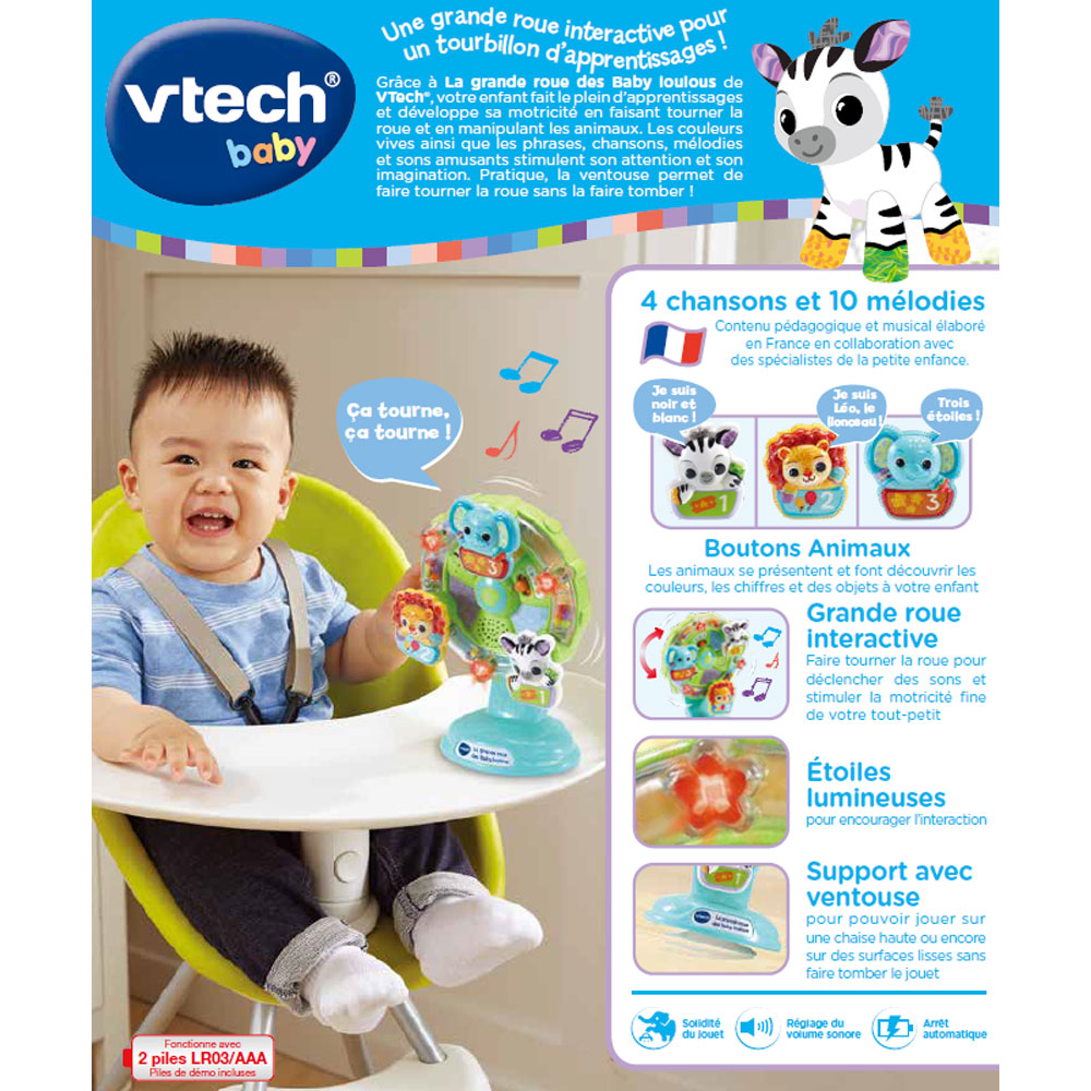 VTech VTech-80-165967 Roue Musicale Apprenez ave…